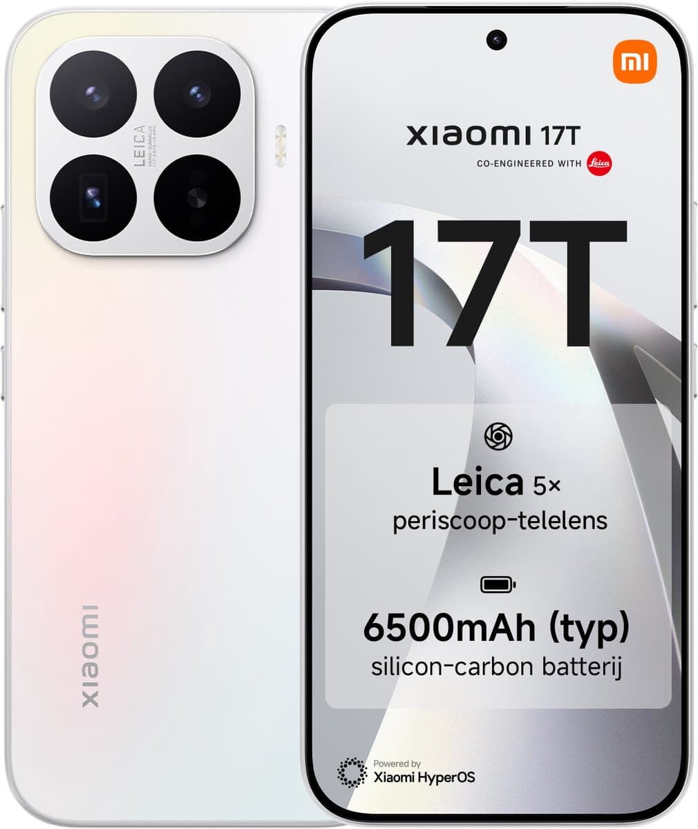 Xiaomi 17T Opaal wit 12GB RAM 256GB ROM — afbeelding 1