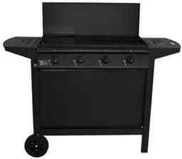 Grill Garden – Gasbarbecue 4 branders – Plancha – Deksel — thumbnail 4