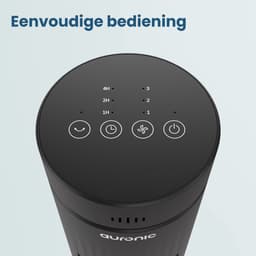 Auronic Torenventilator - Met Afstandsbediening en Timer - Ventilator - 60° Oscillatie - 76 cm - Zwart — thumbnail 3