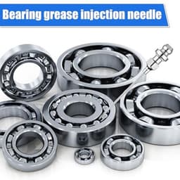 7-delige set vetspuitaccessoires, inclusief 3 vetspuitmonden, 1 naalddispenser, rubberen afdichtingsnippel, rechte spuitmond, 1 gebogen naald voor kleine en gesloten ruimtes — thumbnail 4