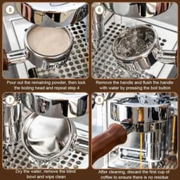 Metalen Blind Filter 54mm - RVS Backflush Mand voor Sage8 Serie Koffiemachine Accessoires — thumbnail 3