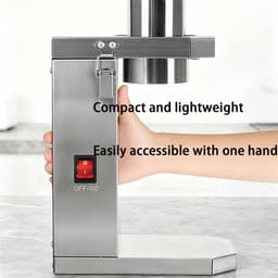 Automatische Maïsschiller - Elektrische Maïs Dorsch - Snel Maïs Bereiden - Krachtige 40W Motor - 33 x 18.8 cm - Zilver — thumbnail 5
