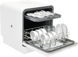 Mini vaatwasser - Compact apparaat - Snel afwassen - Heteluchtdrogen - 45 cm - Wit — thumbnail 1