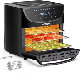 DIMICO - Airfryer 18L - 10 in 1 Heteluchtfriteuse met Touchscreen - 1800W XL Air Fryer Broodrooster - Digitale Convectie Oven — thumbnail 1
