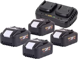 Procraft PLM22bb accu grasmaaier 40 V ( 2x 20 V ) 430 mm borstelloos + 4x accu 8,0 Ah + oplader — thumbnail 3