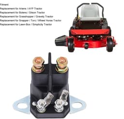 Dailygoods- Startrelais 12V - Vervanging Solenoïde - Grasmaaier Relais - Metalen/ABS Constructie - Compatibel met Ariens/Gilson Tractor — thumbnail 3
