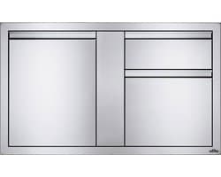 Napoleon grills - Inbouwdeur en afvalkast combinatie groot (115x71 cm)