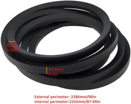 Dailygoods - V-riem voor Grasmaaier - Compatibel met 700 en 954-0443A — thumbnail 3