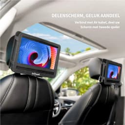 ieGeek Draagbare DVD Speler Auto - 11.5 Inch - 9,5 Inch Oogbeschermend Scherm - mit 32GB Karrt - TV/USB/SD - Draaibaar Scherm - 5 Uur Oplaadbare Batterij - voor Kinderen en in de Auto - Blauw — thumbnail 5