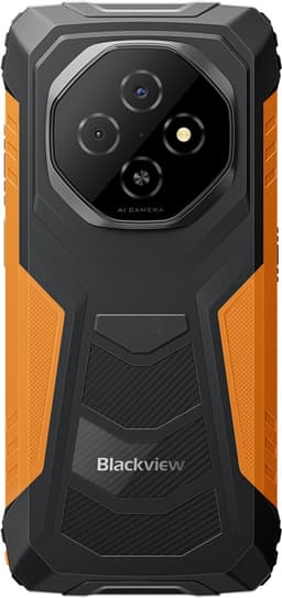Blackview Robuuste Smartphone - 18 GB RAM - 256 GB ROM - 6,56 inch HD+ IPS - 10000 mAh - Dual SIM 4G - IP68 & IP69K Robuuste telefoon - Android 15 - GPS NFC - Oranje — thumbnail 3