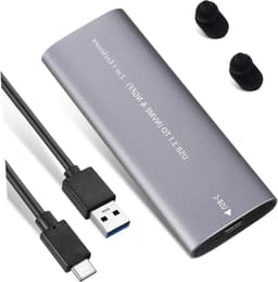 Housoutil Draagbare USB Type C Externe Hard Drive met Datakabel Ultra Behuizing Geschikt voor Laptops Routers voor Capaciteit Gegevensoverdracht — thumbnail 1