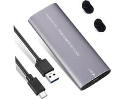 Housoutil Draagbare USB Type C Externe Hard Drive met Datakabel Ultra Behuizing Geschikt voor Laptops Routers voor Capaciteit Gegevensoverdracht