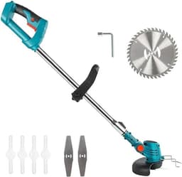 Elektrische grastrimmer, draadloze elektrische grastrimmer, 18 V, draadloze grasmaaier met automatische vrijgave, elektrisch gereedschap voor de tuin — thumbnail 1