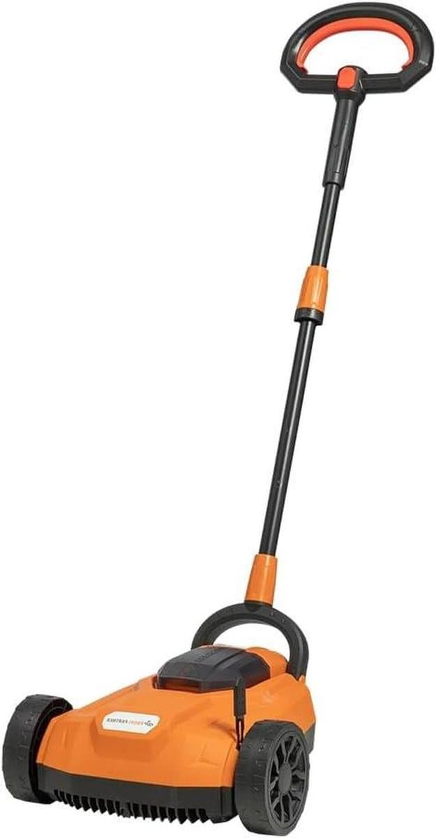 Accu grasmaaier - Compacte maaier - Kleine gazons onderhouden - Eenvoudig mulchen - 21 cm snijbreedte - Oranje/zwart — afbeelding 1