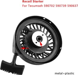 Grasmaaier Starter - Trekstarter Montage - Motor Herstarten - Precisie Ontwerp - Compact Formaat - Zwart — thumbnail 2