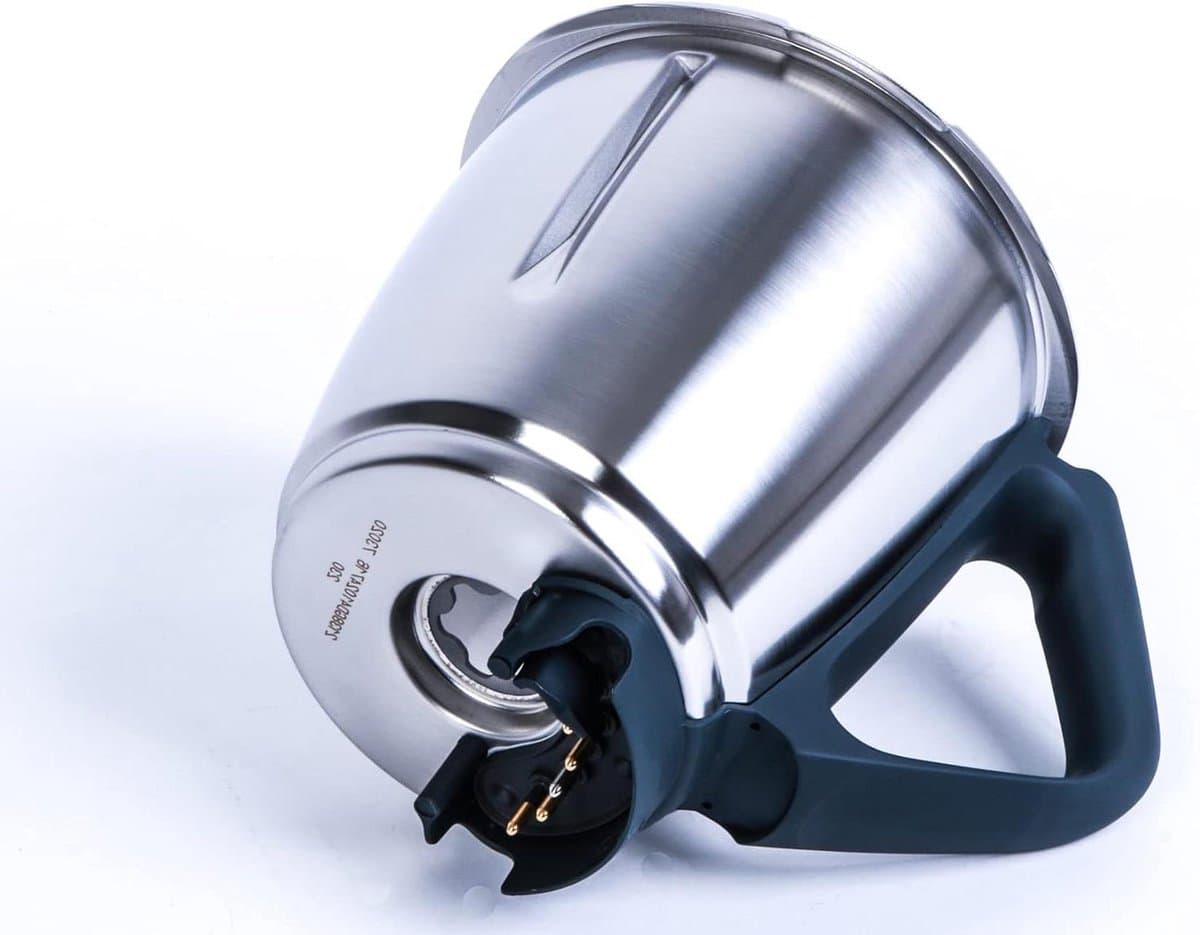 Mengpan Keukenmachine - Kookpan Reserveonderdeel - Koken en Mixen - Roestvrij Staal - Niet gespecificeerd - Zilverkleurig — afbeelding 1