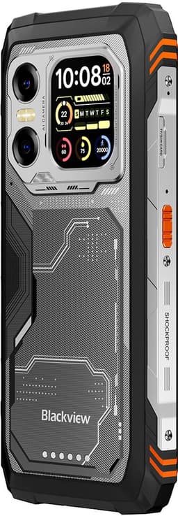 Blackview XPLORE X1 Robuuste Smartphone 5G - 36GB RAM - 256GB ROM - 10000mAh 55W - 6,78 inch 120Hz - IP68/IP69K Robuuste Telefoon - 108MP+50MP Camera - Android 15 - NFC GPS - Oranje — thumbnail 3
