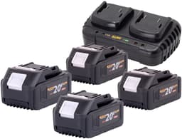 Procraft PLM23bb accu-grasmaaier 40 V (2x 20 V) 430 mm borstelloos + 4x accu 4,0 Ah + oplader — thumbnail 4