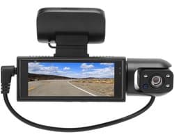 Allecto - Dashcam - 1080P hoge resolutie - 360 graden draaibare lens - Bewegingsdetectie - IR nachtzicht - Auto camera voor veilig rijden