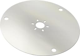 Grasmaaier Glijplaat - Onderdeel Maaier - Gazon Onderhoud - Aluminium Materiaal - 211 mm Diameter - Grijs — thumbnail 3