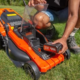 Dual Power Accu-grasmaaier POWDPGLWS2 - 40 V, 420 mm grasmaaier, met accu en lader, met grasopvangbak en achteruitworp — thumbnail 5