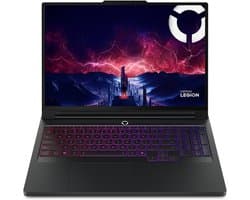 Lenovo Legion Pro 7 16AFR10H AMD Ryzen™ 9 9955HX3D Laptop 40,6 cm (16") WQXGA 64 GB DDR5-SDRAM 1 TB SSD NVIDIA GeForce RTX 5080 Wi-Fi 7 (802.11be) Windows 11 Home Engels Zwart