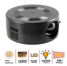 Dailygoody - Miniprojector - Draagbare Filmprojector - 1080p Smart Home-projector - Compatibel met USB - Ondersteunt Dezelfde Schermfunctie - G... — thumbnail 4