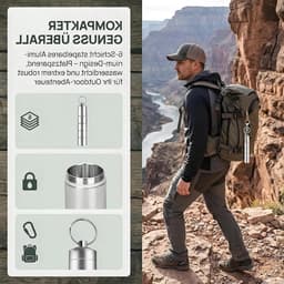 5-in-1 kruidenstrooier voor camping, mini kruidenpotjes, draagbare kruiden set voor buiten, BBQ, picknick en koken in de keuken. — thumbnail 4
