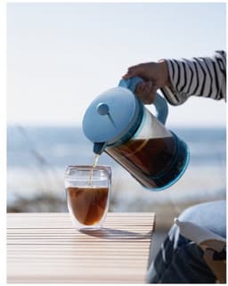 Bodum | Bean Cafetière voor ijskoffie / cold brew | Kunststof BPA-vrij | 1.5L | 12 kops | Blauw — thumbnail 5