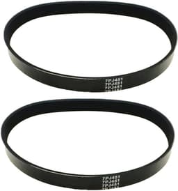 Aandrijfriem Grasmaaier - V-snaar - Gras maaien - 7 Rib Design - 16mm x 451mm - Zwart — thumbnail 3