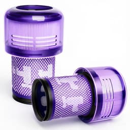 2 stucks Wasbare filters - compatibel met Dyson V12 Slim Detect Absolute draadloze stofzuiger - HEPA-filter vervangingsonderdelen — thumbnail 1