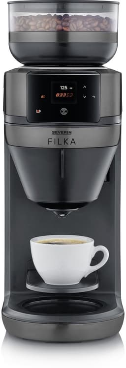 Severin KA 4855 FILKA Filterkoffiezetapparaat – Volautomaat – Bonen & Filterkoffie – 5 Sterktes – Touch Display – Dark Inox – Thermoskan — thumbnail 5
