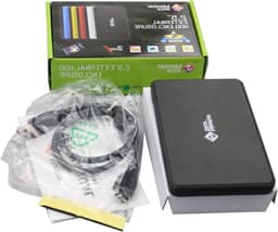 Externe harde schijf - Draagbare opslag - Bestanden opslaan - Ultrasnelle USB 3.0 - 1 TB - Zwart — thumbnail 1