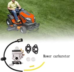 Grasmaaier Carburateur - Tuin Carburateur Vervanging - Motor Onderhoud - Duurzaam Metaal Materiaal - 9x8x6.5 cm - Zilverkleurig — thumbnail 3