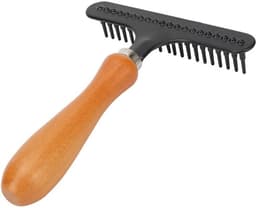 Handkam van roestvrij staal voor tapijten, professionele tapijtverzorging voor reiniging, verzorging en herstel van zachtheid, geschikt voor gebruik in schoonheidssalons en huishoudens — thumbnail 1