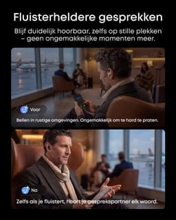 soundcore Liberty 5 Pro Max by Anker - Anker Thus Al Chip - AI Note-Taker - Kristalheldere Gesprekken - Noise Cancelling Oordopjes - 1.78" AMOLED Display - ANC Met 6 - 5 U/28 U Speeltijd - Al Vergadertranscriptie - Zwart — thumbnail 2