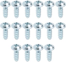 Dailygoods- Grasmaaier Schroeven 16 Stuks - M5 x 16 mm - Verzinkt Staal - Vervangingsschroeven - Eenvoudige Installatie - Duurzaam Materiaal — thumbnail 1