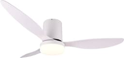 Fantiluxe - Magnus - Plafondventilator met verlichting - Wit - Ø132cm - Afstandsbediening - Met lamp - Plafond ventilator - Slaapkamer — thumbnail 4