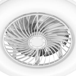 Plafondventilator met Verlichting - LED Dimbaar - 3 Lichtkleuren - 3 Snelheden - Met Afstandsbediening - Stille Ventilator Plafondlamp 56 cm — thumbnail 3