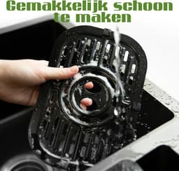 Dubbele Airfryer XXL 9L 901A- Digitale Airfryer 2×4.5L - 2000W - 10 Programma’s - Smart Finish & Match Cook - 80–200°C Instelbaar - Makkelijk te Reinigen – Capaciteit voor 5 Personen — thumbnail 2