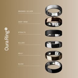 Oura Ring 5 Maat 7 Goud — thumbnail 4