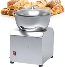 Deegmenger Keukenmachine - Spiraalkneedmachine Mixer - Deeg Kneden Mengen - Dubbele Rotatie Motor - 3 kg Capaciteit - Zilver — thumbnail 1