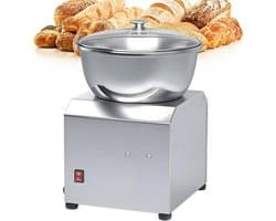 Deegmenger Keukenmachine - Spiraalkneedmachine Mixer - Deeg Kneden Mengen - Dubbele Rotatie Motor - 3 kg Capaciteit - Zilver