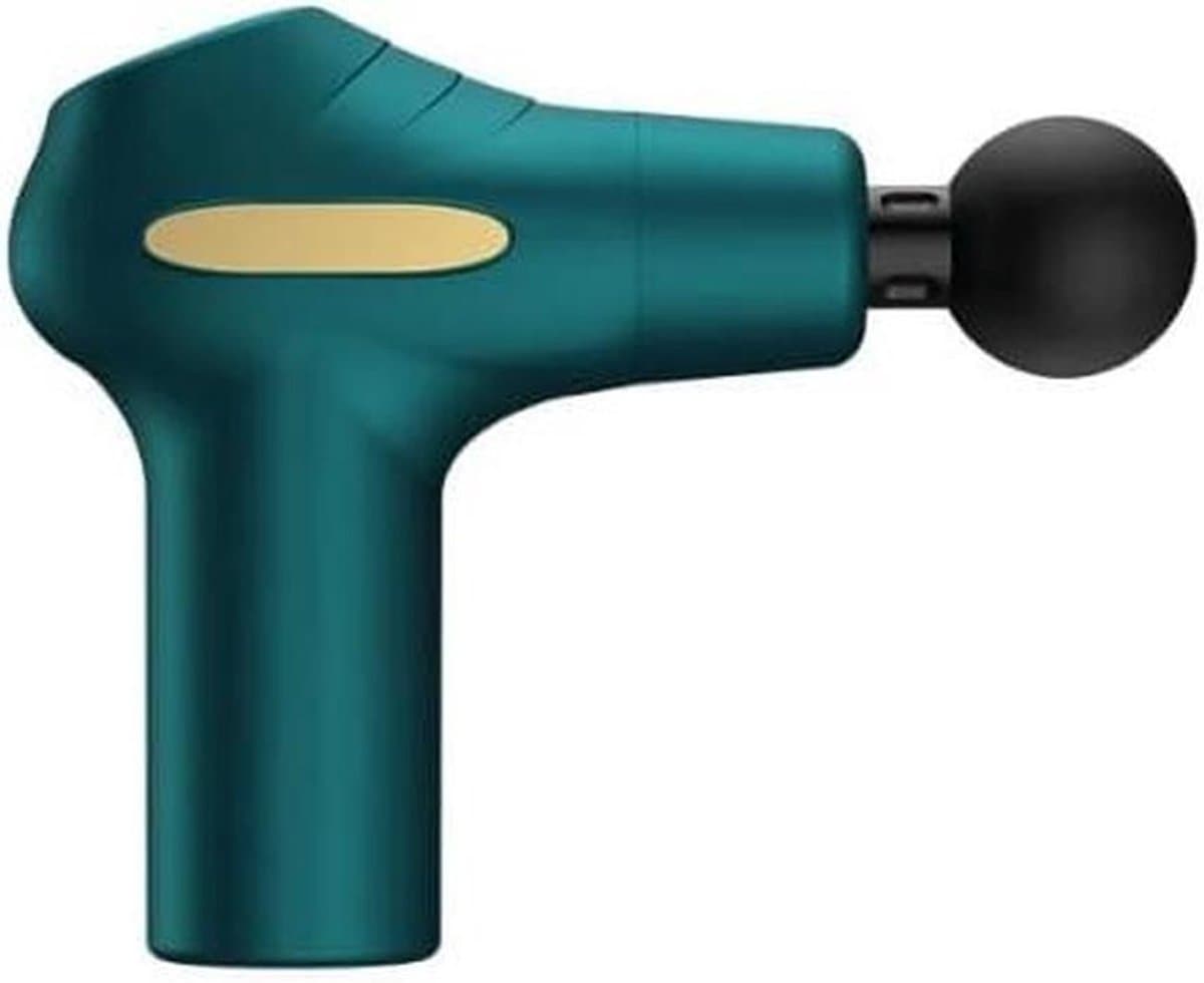 Massagers Massage Gun Deep Tissue Massager, 32 Speeds Percussion Massager with LCD Screen, Handheld Muscle Massage Gun with 4 Massage Heads for Muscle Pain Relief Relaxation (Color : Green — afbeelding 1