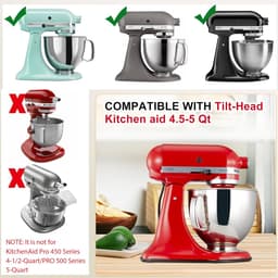 Mixer Mat - Apparaat Schuiver - Keuken Werkblad - Draaibaar Ontwerp - 34.4 x 22.1 cm - Zwart — thumbnail 4