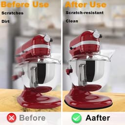 Mixer Mat - Keukenmachine Accessoire - Keuken Werkblad - Makkelijk Verplaatsbaar - 33x20cm - Zwart — thumbnail 4