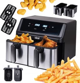 Ideal IK1500 Serie - Heteluchtfriteuse - 9L - Dubbele Korf - 2000W — thumbnail 2