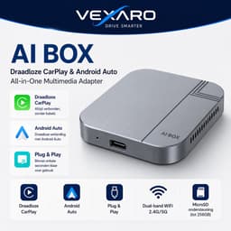 Vexaro CarPlay AI Box – Android 12 – Draadloze CarPlay & Android Auto – 4GB/32GB – YouTube, Netflix, TikTok — thumbnail 5