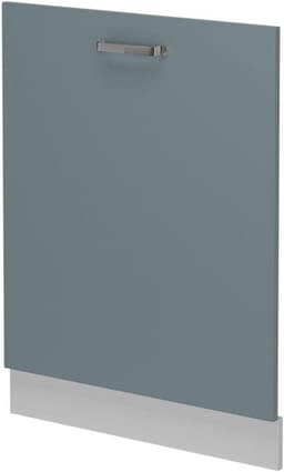Vaatwasserfrontpaneel - Keukenfront - Keuken Integratie - R-Line Stijl - 60 cm breed - Blauw-grijs — thumbnail 1