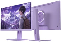 JAPANNEXT Gaming Monitor 23.8" IPS Full HD (1920x1080) 165Hz 1ms Pastel Paars | JN-I238F165-HSP-PP — thumbnail 2